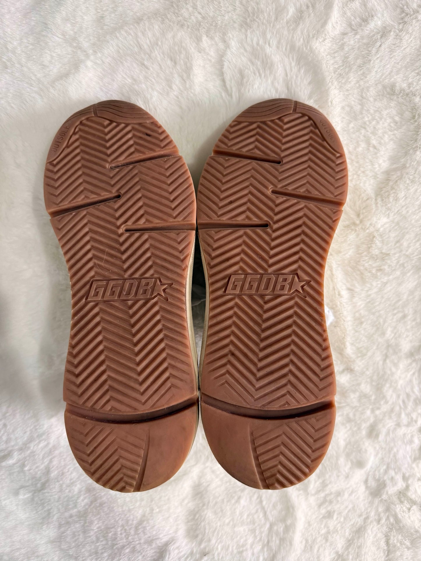 Golden Goose Running Sole Beige Crème