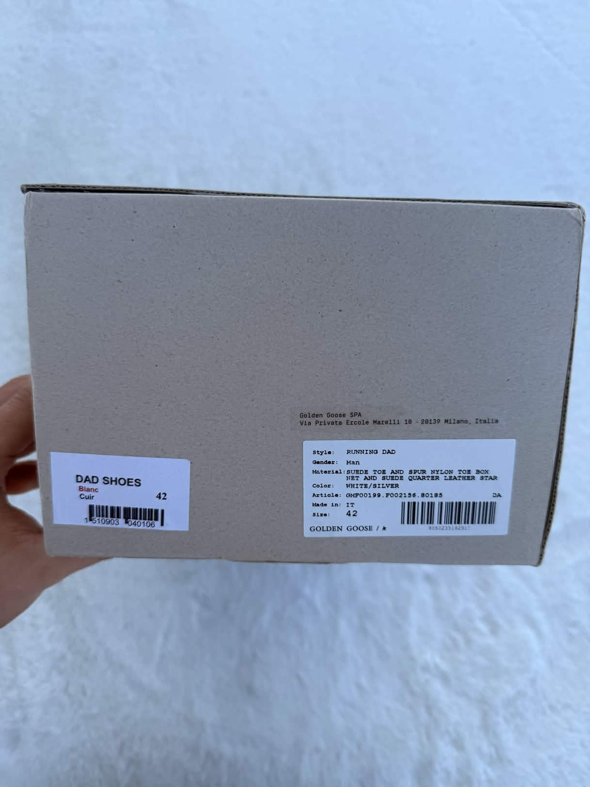 Golden Goose Dad Star Grey